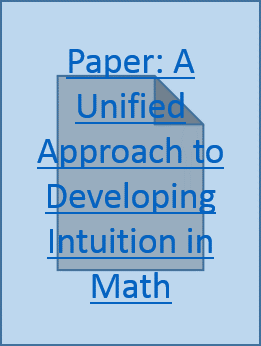 Paper A Unified Approach to Developing Intuition in Math